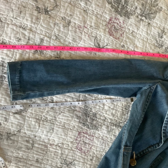 Vintage Banana Republic Denim Blazer Women’s Jean Jacket Size 4 - Picture 7 of 7